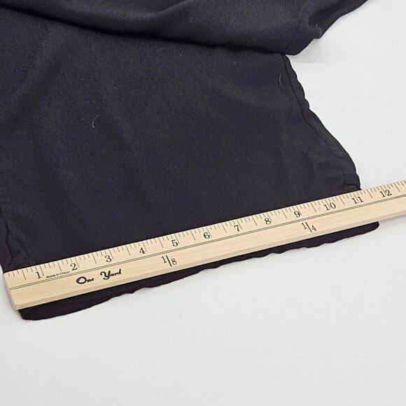 Wilfred Aritzia Wide Leg Cropped Pants Black Women’s Size M Tie Waist Minimalist - Picture 10 of 11